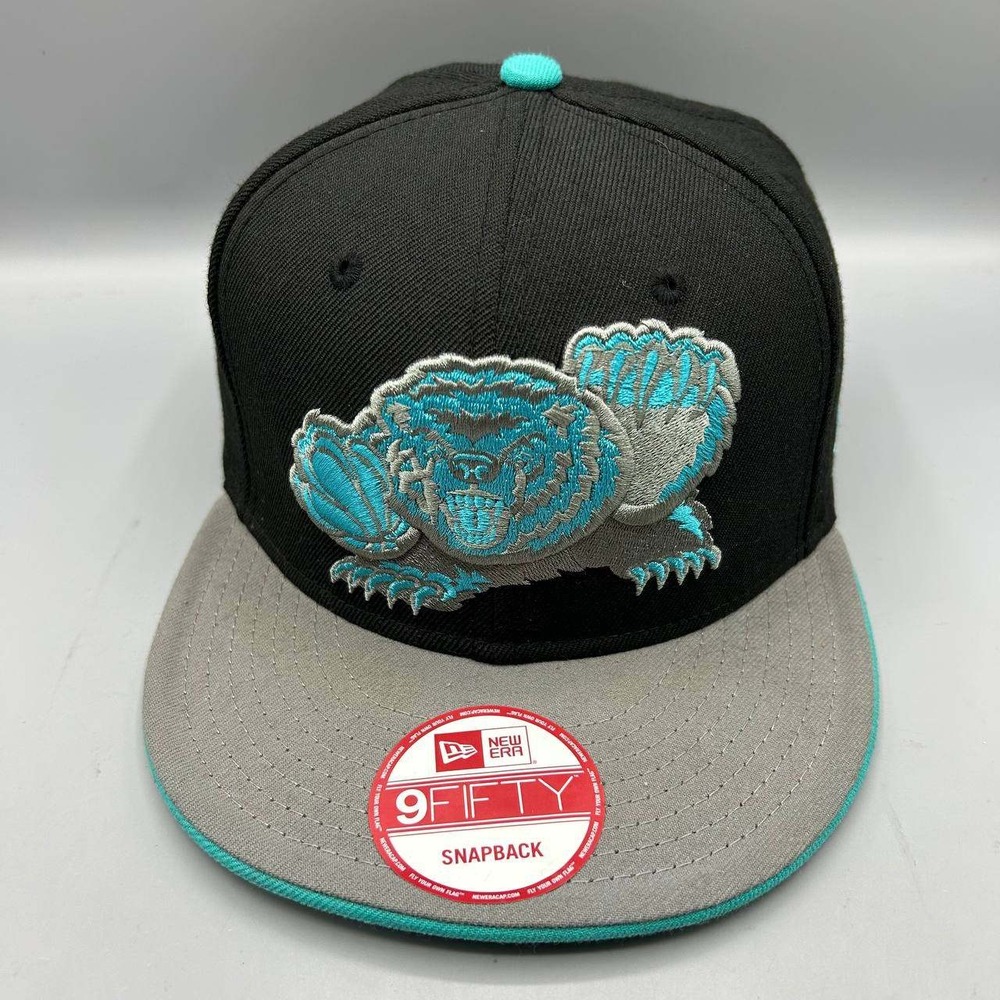 Vancouver Grizzlies NBA Hat Men Black Gray 9Fifty New Era Snap Back Cap HWC